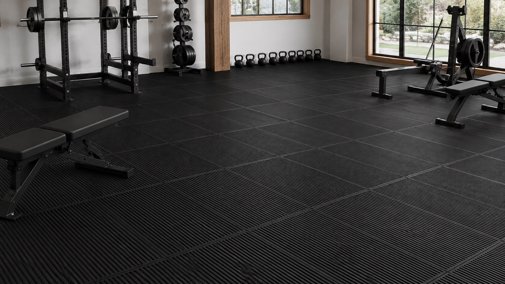 GF0606B スポーツ用弾性床材の使用イメージ